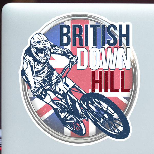 British downhill sticker