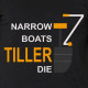 Narrow Boats Tiller Die t-shirt