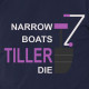 Narrow Boats Tiller Die t-shirt