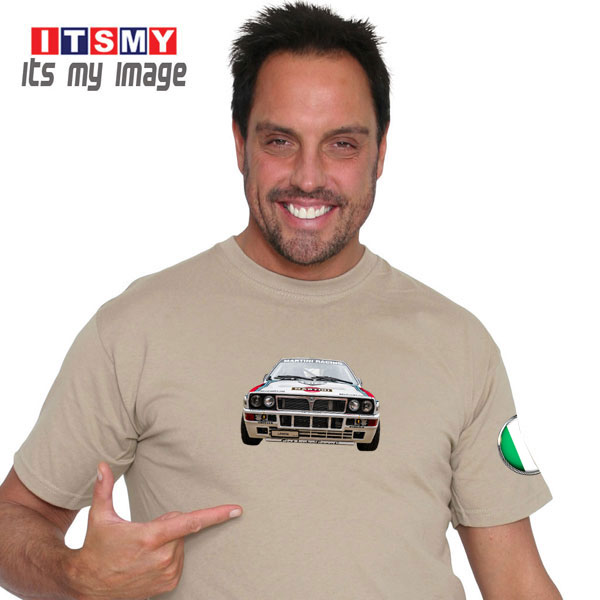 Lancia Integrale Evo rally car t-shirt