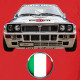 Lancia Integrale Evo rally car t-shirt