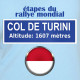 Col-de-Turini, Monte Carlo - famous stages t-shirt