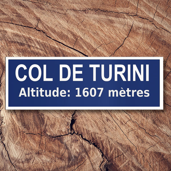 Col de Turini, Monte Carlo - famous stages sticker