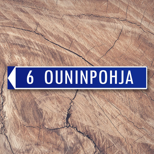 Ouninpohja, Finland - famous stages sticker