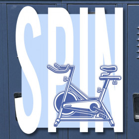 Spin sticker