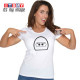 Full Face woman - helmet t-shirt