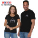 Open Face - helmet t-shirt