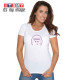 Open Face woman - helmet t-shirt