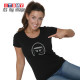 Half Face woman glitter - helmet t-shirt