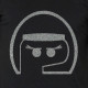 Half Face woman glitter - helmet t-shirt