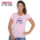 Half Face woman glitter - helmet t-shirt