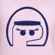 Half Face woman glitter - helmet t-shirt