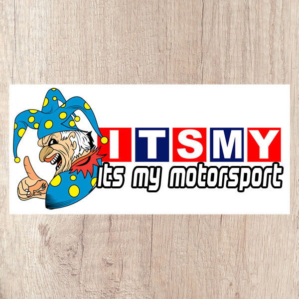 Its My Motorsport Jester long sticker