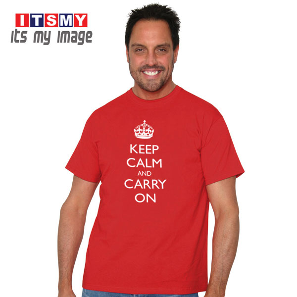 Keep calm and carry on t-shirt