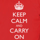 Keep calm and carry on t-shirt