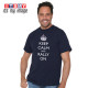 Keep calm and rally on t-shirt