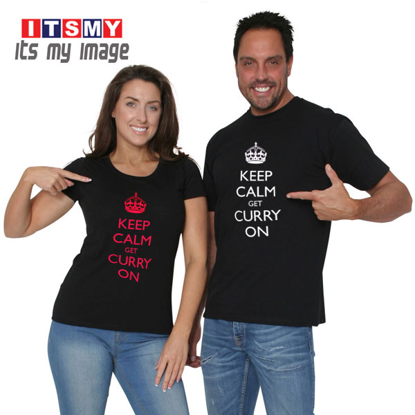 Keep calm get curry on t-shirt