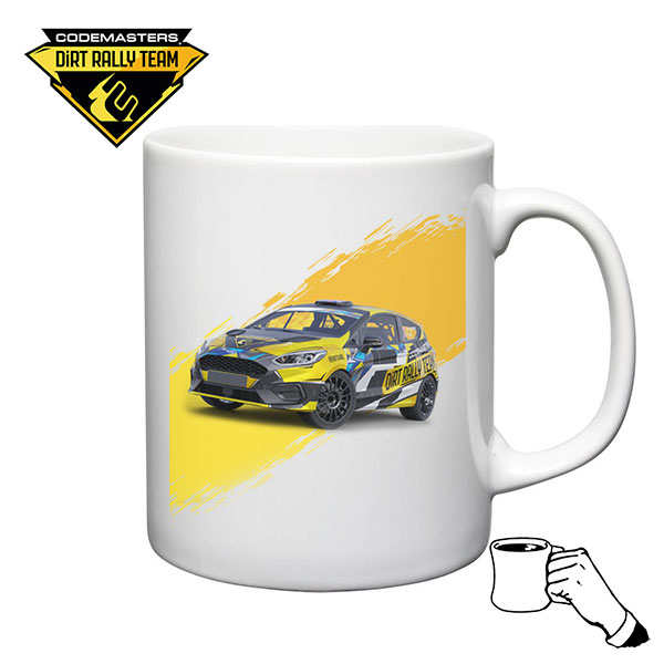 Codemasters DiRT Rally Fiesta Yellow Mug Codemasters DiRT Rally Fiesta Yellow Mug