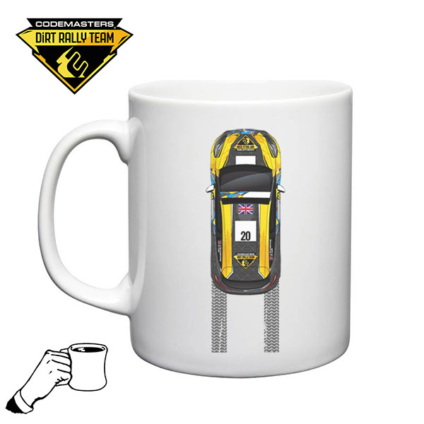 Codemasters DiRT Rally Fiesta Tyre Tracks Mug Codemasters DiRT Rally Fiesta Tyre Tracks Mug