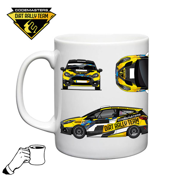 Codemasters DiRT Rally Team Fiesta Rally 4 Mug Codemasters DiRT Rally Team Fiesta Rally 4 Mug