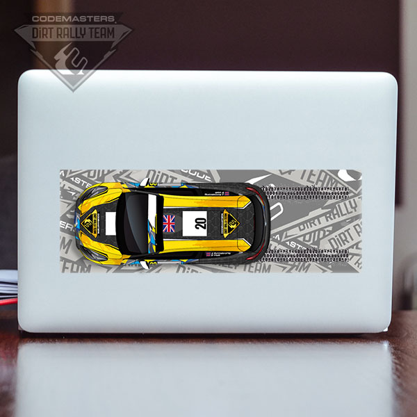 Codemasters DiRT Rally Team Fiesta Tyre Tracks sticker Codemasters DiRT Rally Team Fiesta Tyre Tracks sticker