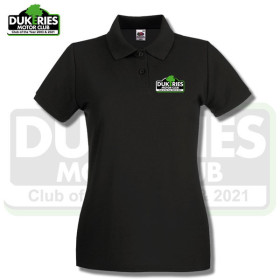 Dukeries logo polo shirt - womens