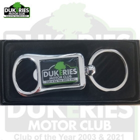 Dukeries logo keyring bottle opener