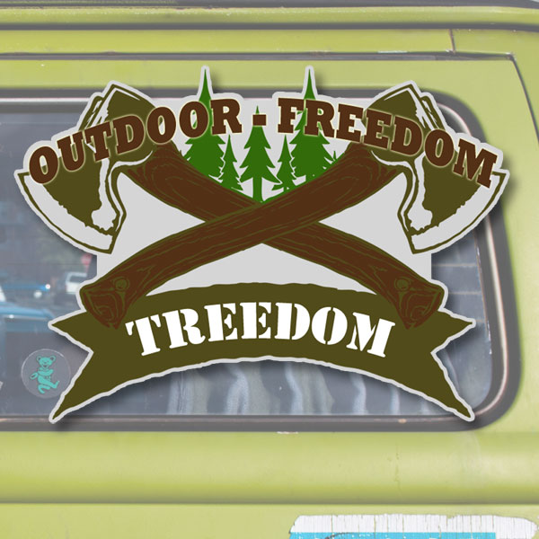 Treedom sticker