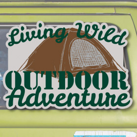 Living Wild sticker