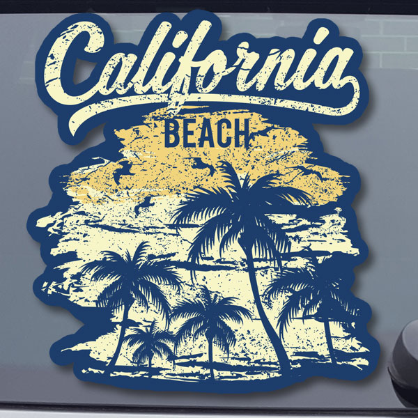 California Beach sticker
