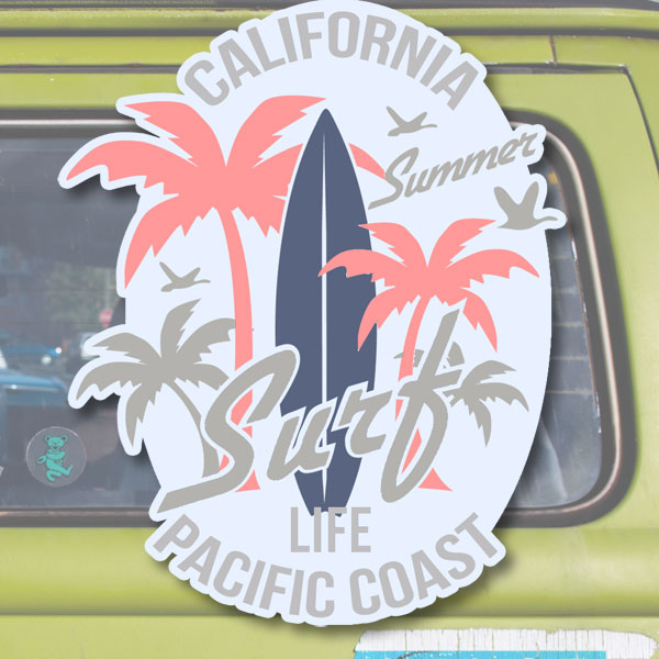 Surf Life sticker