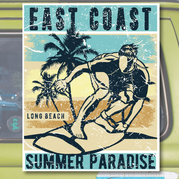 East Coast sticker
