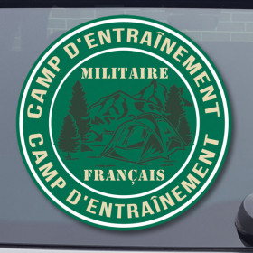 Camp Militaire sticker