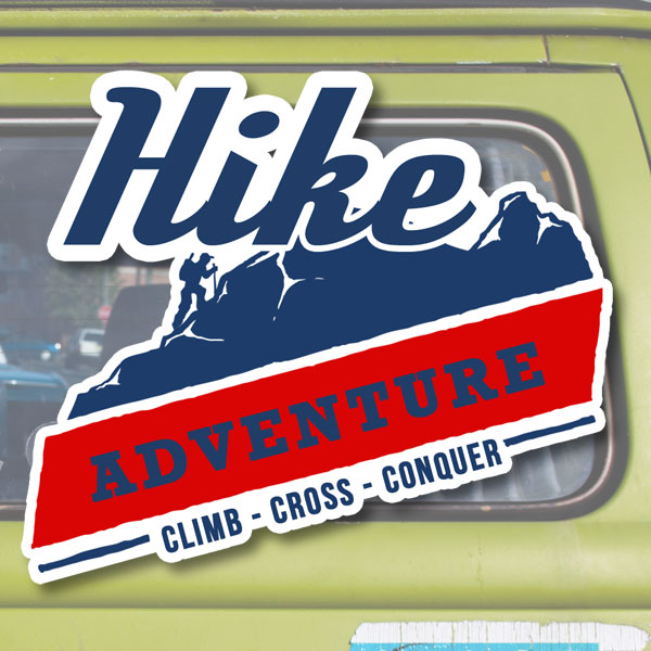 Hike Adventure sticker