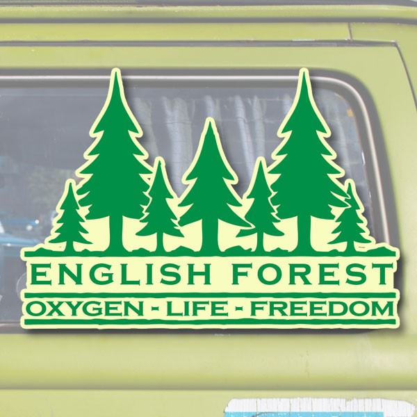 English Forest sticker