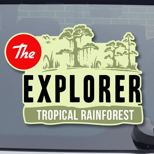 Tropical Rainforest sticker