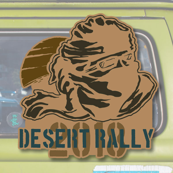 Desert Rally sticker