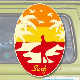 Surf sticker