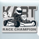 Kart Racer sticker