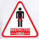 Restricted Area rally signs t-shirt