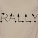 Rally Tulip text rally signs t-shirt