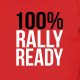 100 percent rally ready rally signs t-shirt