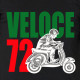 Scooter racer veloce t-shirt