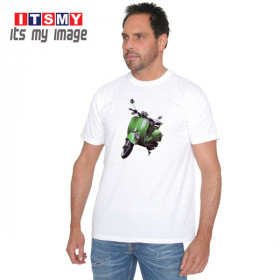 Green scooter t-shirt