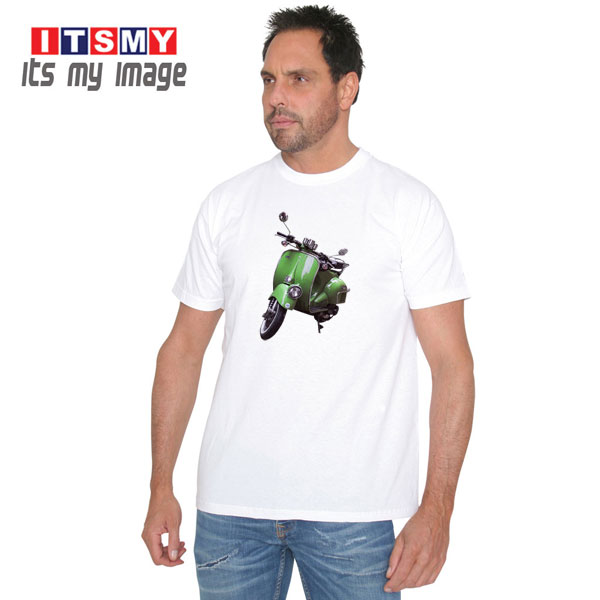 Green scooter t-shirt