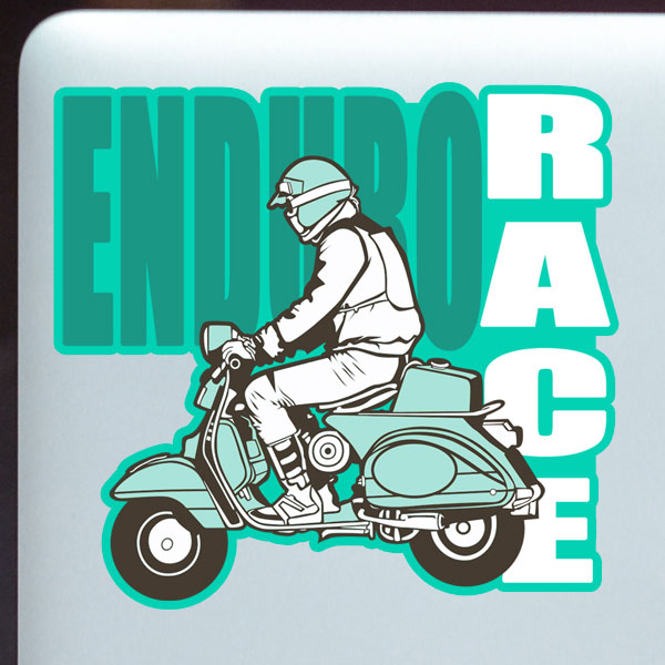 Enduro Racer sticker