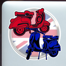 Scooter Britannia sticker